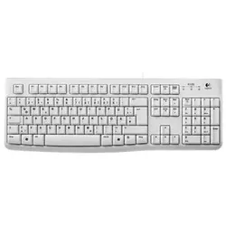 Logitech Keyboard K120 for Business Tastatur Büro USB QWERTZ Deutsch Weiß