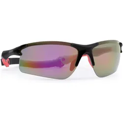 Demon, Unisex, Sportbrille, Trail (matt black red-green, matt black red-green), Schwarz
