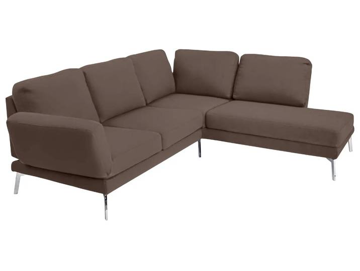 Ecksofa Toledo Basic Candy / Farbe: Elephant / Material: Leder Basic
