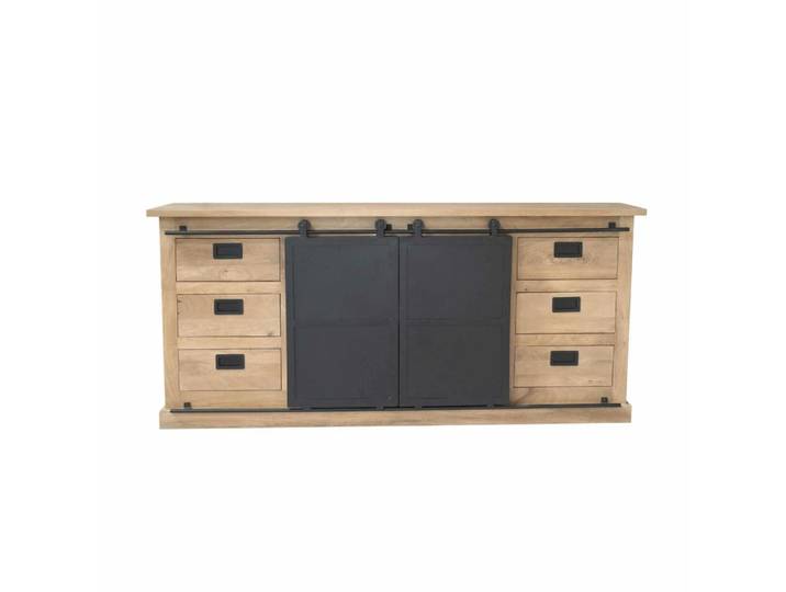Buffet style atelier à portes coulissantes 200 cm
