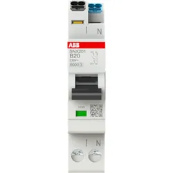 ABB SNX201-B20 Sicherungsautomat B-Char., 6KA, 1P+N, 20 A FlexLine Push-in Technologie