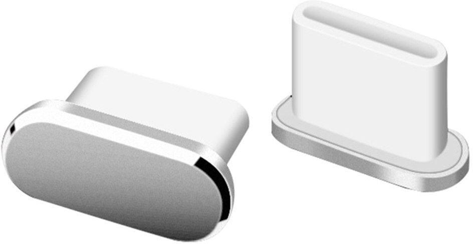 INCOVER USB-C Støvbeskyttelsesprop - Sølv