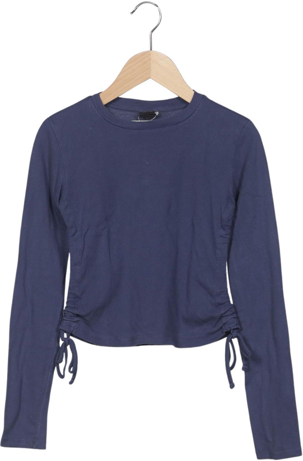 Urban Outfitters Damen Langarmshirt, Marineblau, Gr. S, Baumwolle - Second Hand