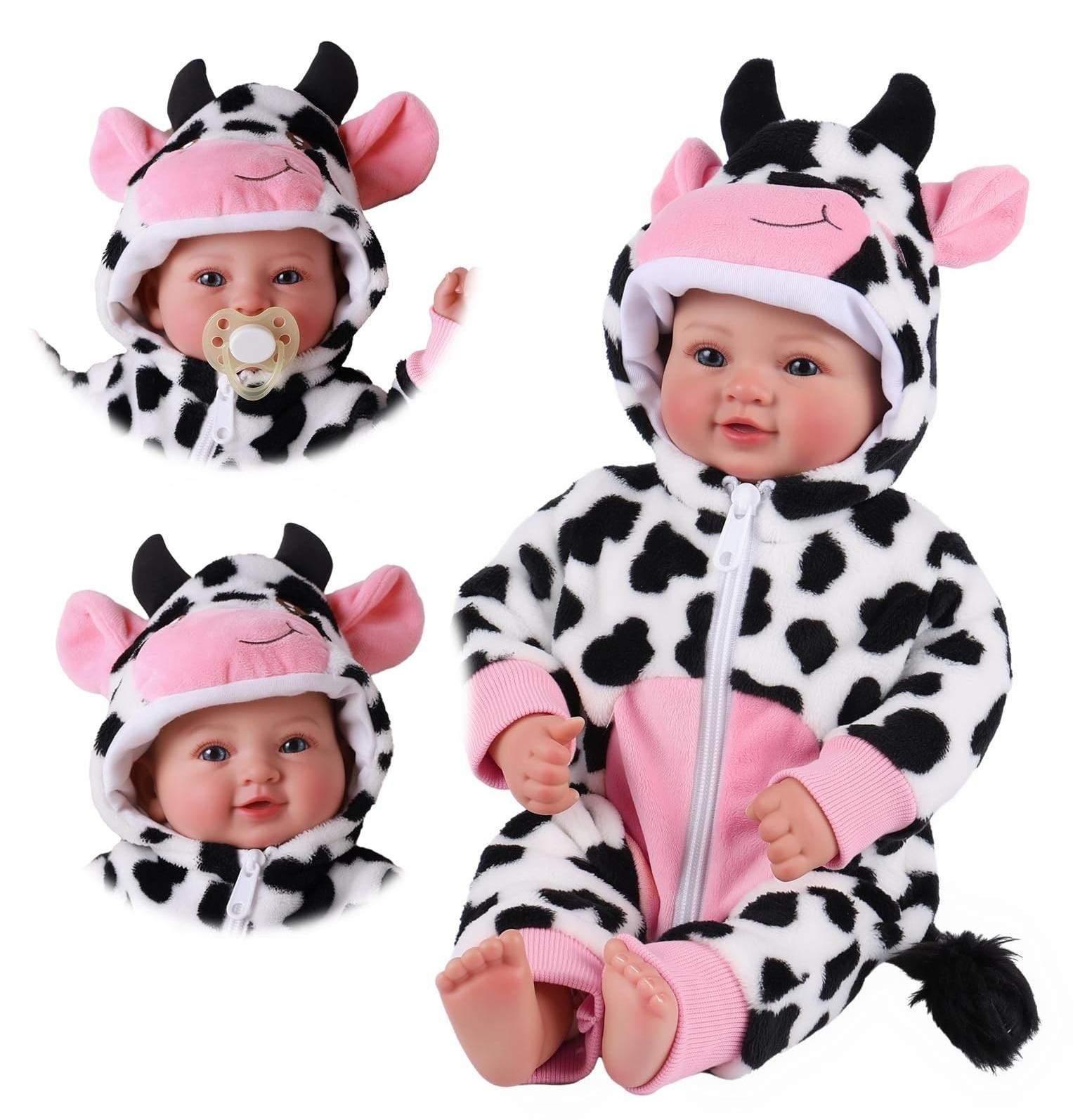 Pop voor baby's met kleding en accessoires, 43 cm