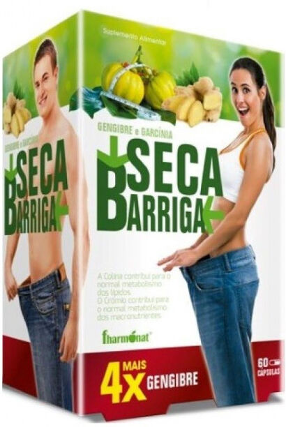 Fharmonat Seca Barriga Gengibre & Garcínia 60cápsulas