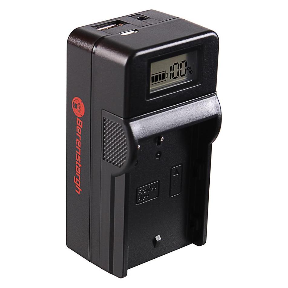 Berenstargh Synchron USB Ladegerät f. Pentax D-LI109 K K2 K-2 K30 K50 K-50 K500 K-500 KR (Kamera Akku Ladegerät) (61064479)