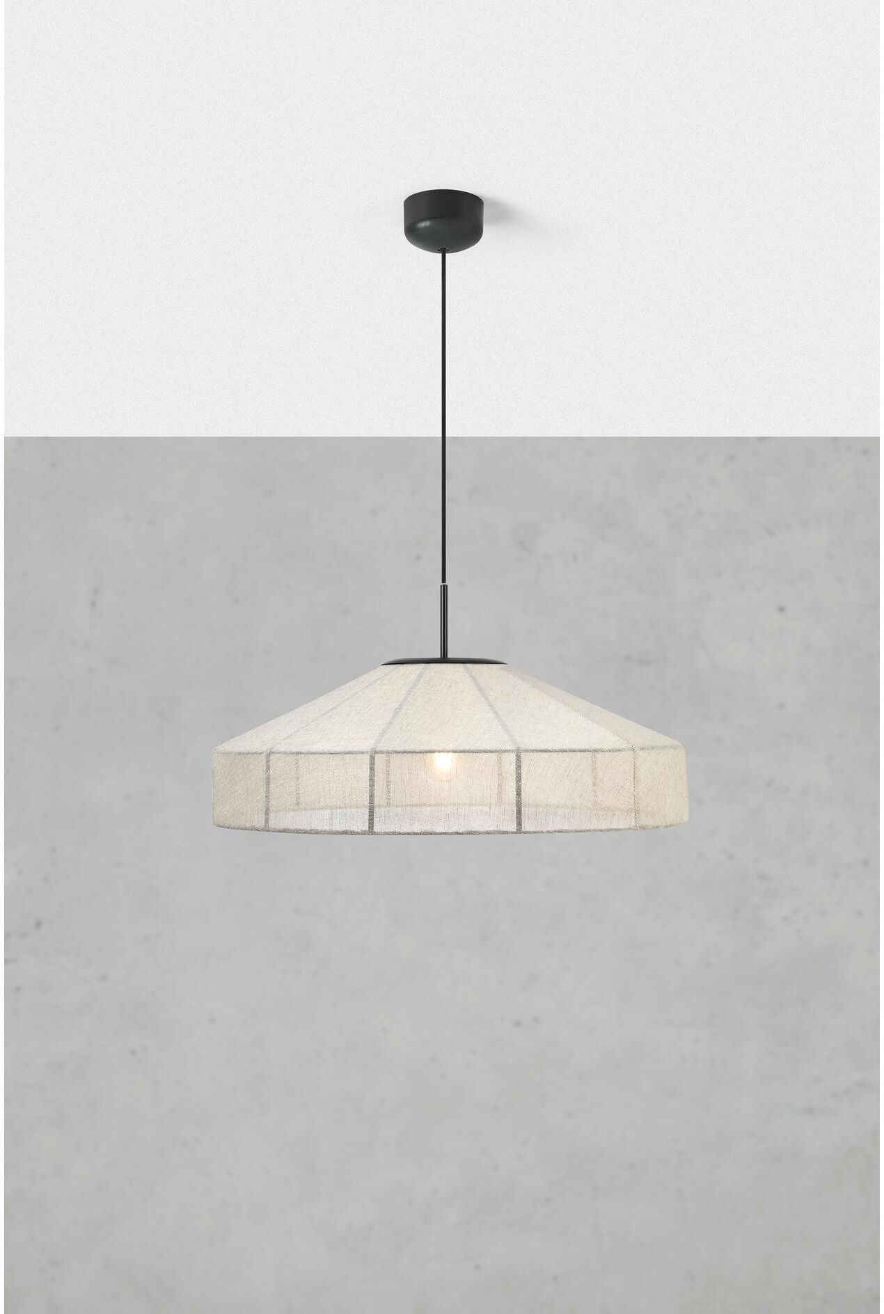 MARKSLÖJD Pendelleuchte "Markslöjd Alia", beige, schwarz, 1, H: 28,5cm, 1 Stk., Leuchten, Pendelleuchte beige, schwarz 1, H: 28,5cm, 1 Stk.