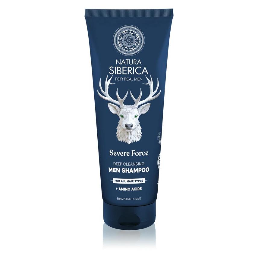 Natura Siberica Men Severe Force Deep Cleansing Shampoo for All Hair Types (Flüssiges Shampoo, 200 ml) (61775693)