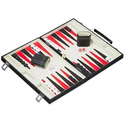 relaxdays Backgammon Koffer