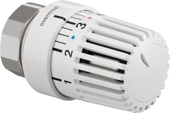 Oventrop Thermostatkopf Uni LM 1616100 Flüssigfühler, M38x1,5, passend für Meges, weiss