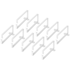 Digitus Kabelführungsbügel DN-19 ORG-3-1, lichtgrau, 1 HE, für Netzwerkschränke, pulverbeschichtet, 158 x 70 mm, 10 Stück