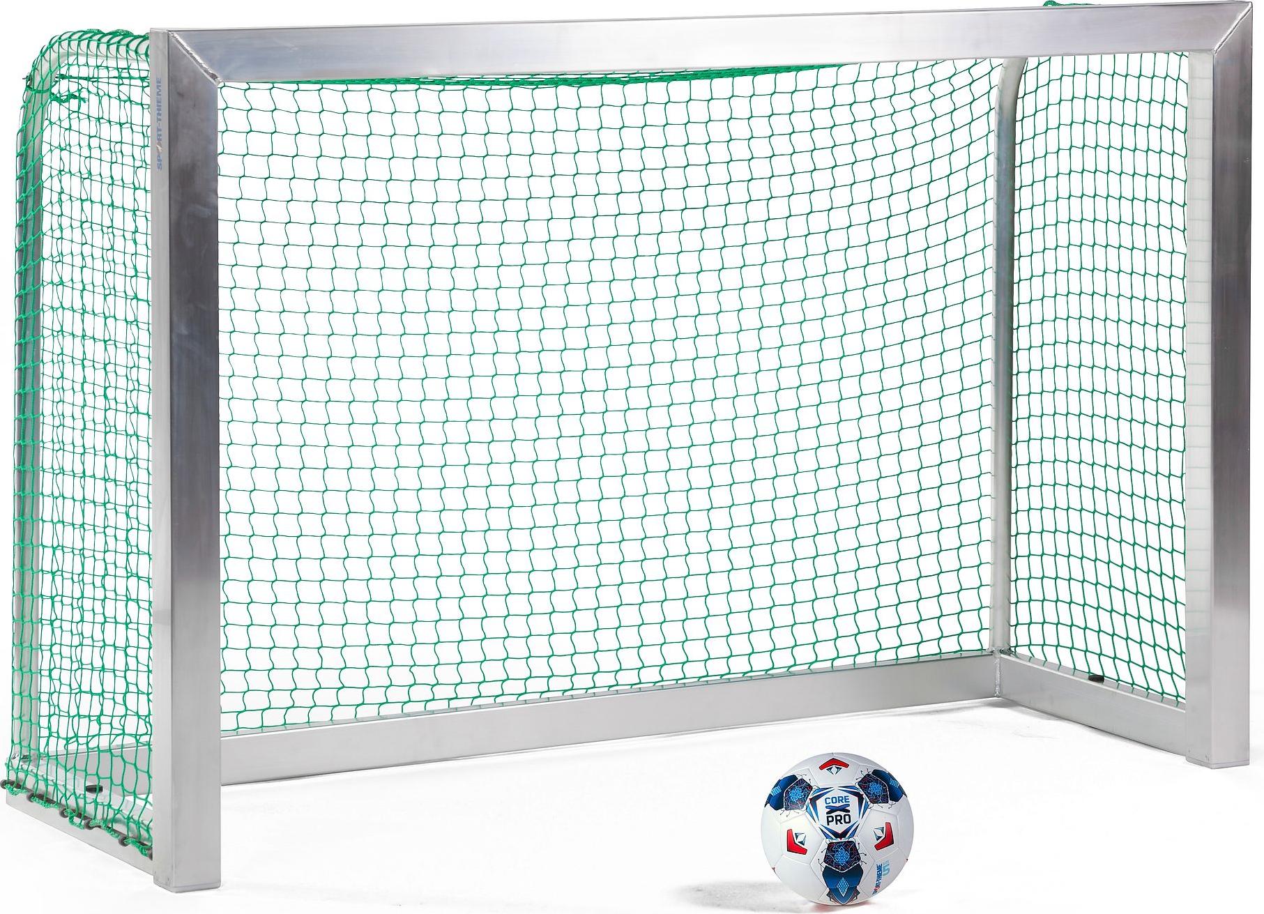 Sport-Thieme Mini-Fußballtor vollverschweißt, Inkl. Netz, grün (MW 4,5 cm), 1,80x1,20 m, Tortiefe 0,70 m