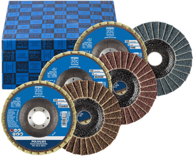 Disque à lamelles PFERD POLIVLIES SET PVL 125 A (44698005)