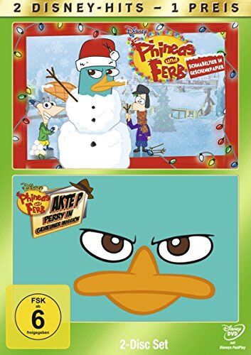 Vincent Martella - Phineas und Ferb - Schnabeltier in Geschenkpapier / Akte P: Perry in geheimer Mission [2 DVDs] - Preis vom 13.10.2026 11:25:28 h