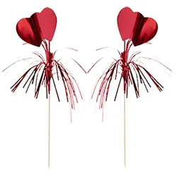 PAPSTAR 100 Deko-Picker 22 cm rot "Amore"