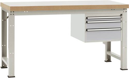 Manuflex WP5412.9006 Werkbank Alusilber