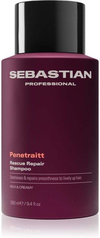 Sebastian Professional Penetraitt shampoing pour cheveux abîmés et traités chimiquement 280 ml