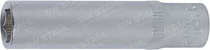 Swstahl Steckschlüssel Steckschlüsseleinsatz, 1/4, 8, Tief 05430-8