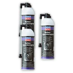3x Reifenreparaturspray LIQUI MOLY 3343 Pannenhilfe Reifen-Reparatur-Spray 500ml