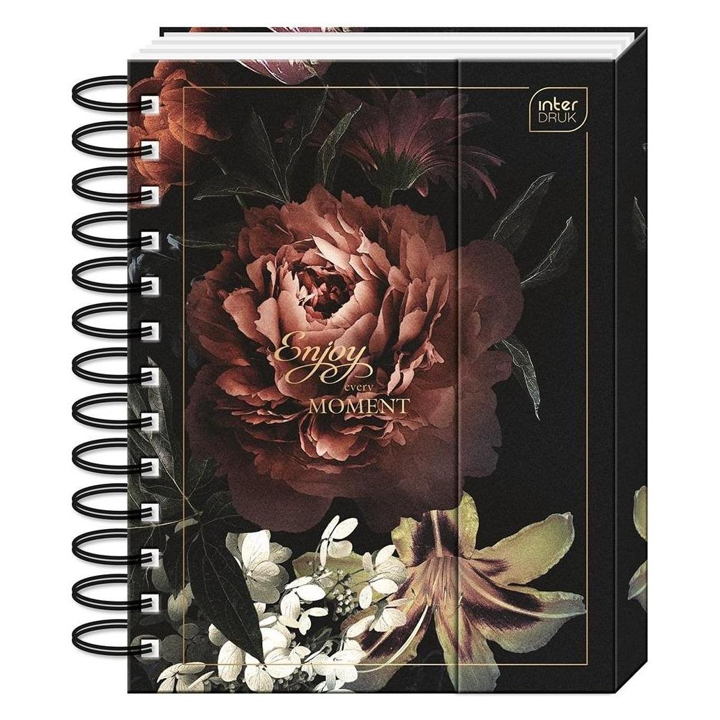 Interdruk Organizer B6/105K na magnes Flower (B6, Weicher Einband) (453542)