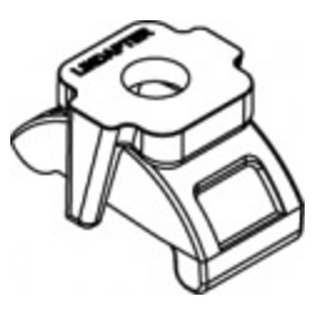 Conrad Components Artikel GTW 40 LR LINDAPTERKlemmen LR zweiteilig Klemme Langloch u. Sattel Verdrehsperre / 0 (Winkelverbinder, 1 Stk.) (820100200100000)