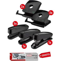 Novus, Locher, Heftmaschine +Locher 10ST schwarz