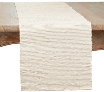 Saro Lifestyle "Water Hyacinth Design Table Runner - 14""x72"""