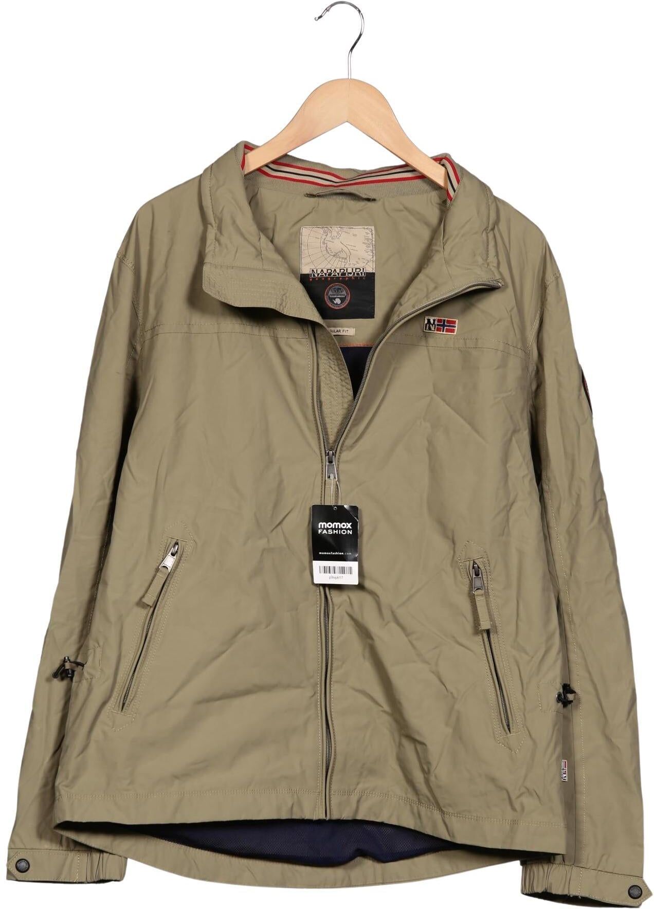 Napapijri Herren Jacke, Grün, Gr. XL, Synthetik - Second Hand