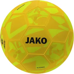 JAKO Iconic Hallenfußball Kinder 692 - neongelb/gelb/schwarz 4