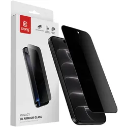 Crong Privacy 3D Armour Glass - gehärtetes Glas für Privatsphäre für iPhone 18 Pro