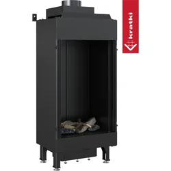 Gaskamin KRATKI LEO 68 Vorderseite Propan Ø 100/150 3,8 kW