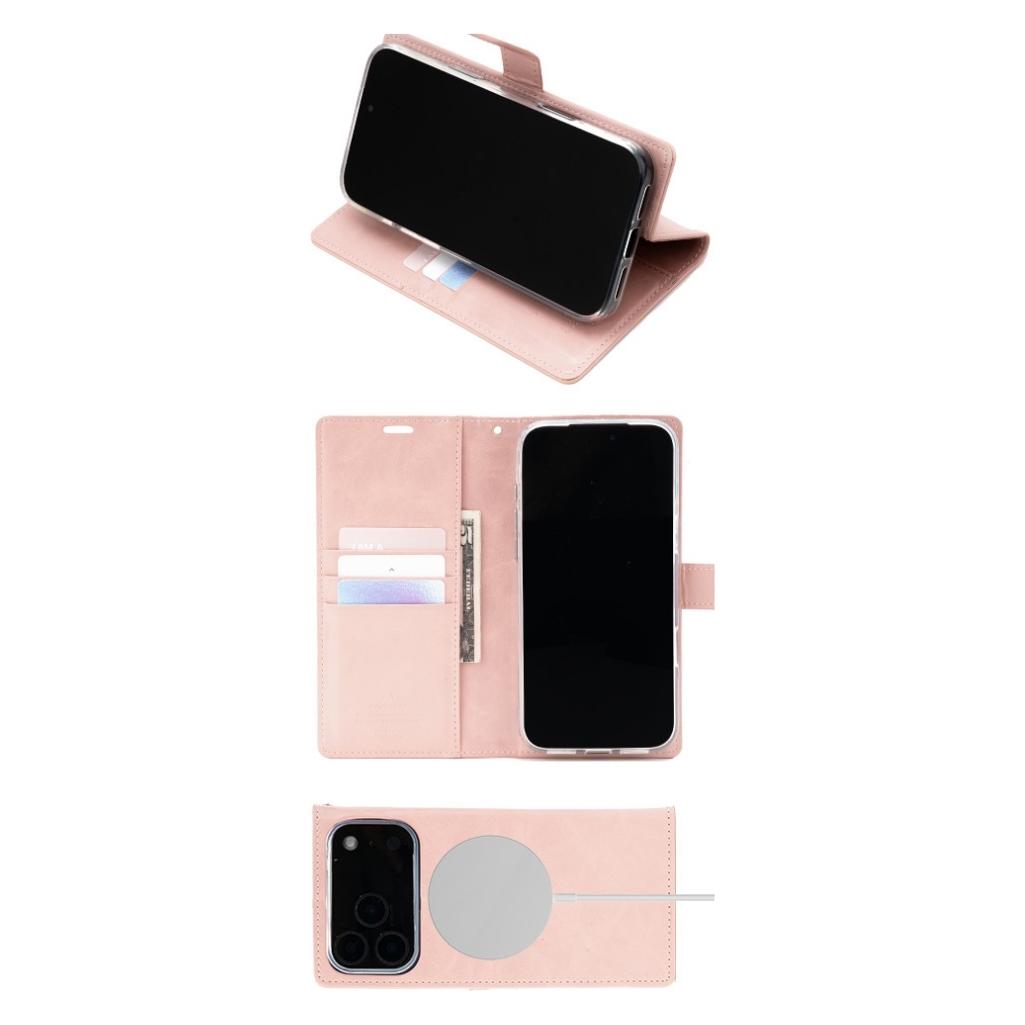 Goospery Bluemoon Diary MagSafe Series (Apple iPhone 17 Pro Max) (MBMD-17PROMAX/18PROMAX-RGLD)