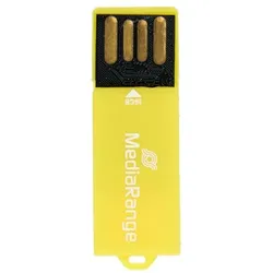 MediaRange USB-Stick »PAPER-CLIP« 16 GB gelb, 1.2x0.5x3.6 cm