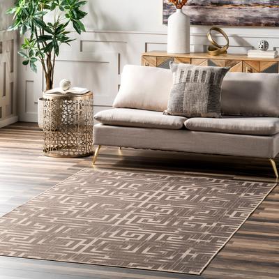 Nuloom Sufia SuperiorWash Geometric Easy-Jute Machine Washable Area Rug