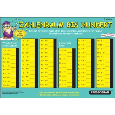 PRESSOGRAM Zaubertafel - Zahlenraum bis 100