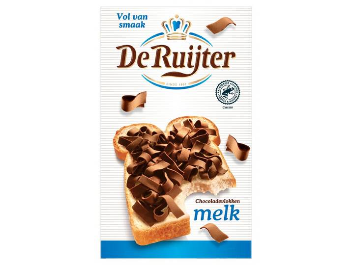 De Ruijter Chocoladevlokken Melk - 200 g