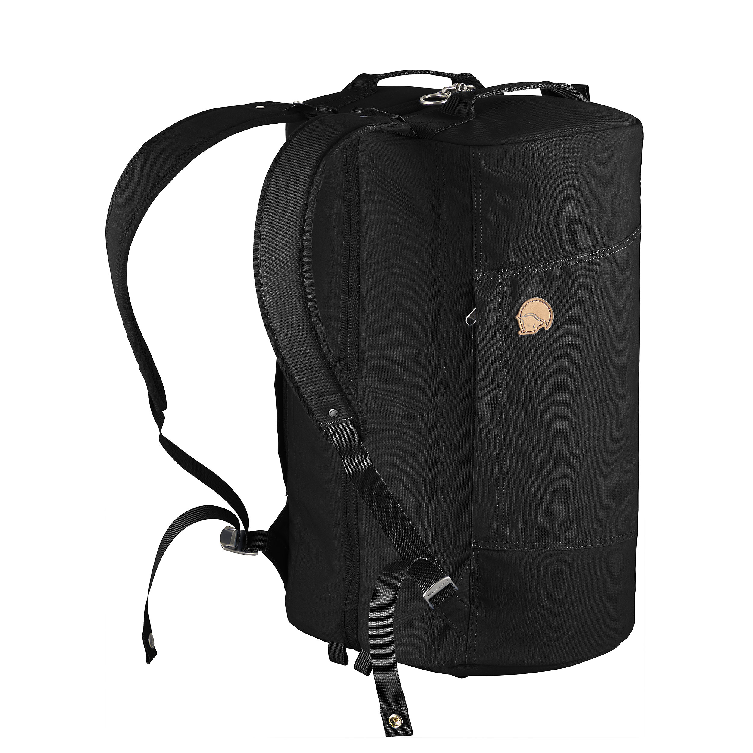 Fjällräven Splitpack, Schwarz, Reisen, 35 l, Baumwolle, Polyester, Einfarbig, Netztasche
