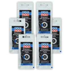 6x Bremsenpaste LIQUI MOLY 3078 Bremsen-Anti-Quietsch-Paste Antiquietschpaste 10g