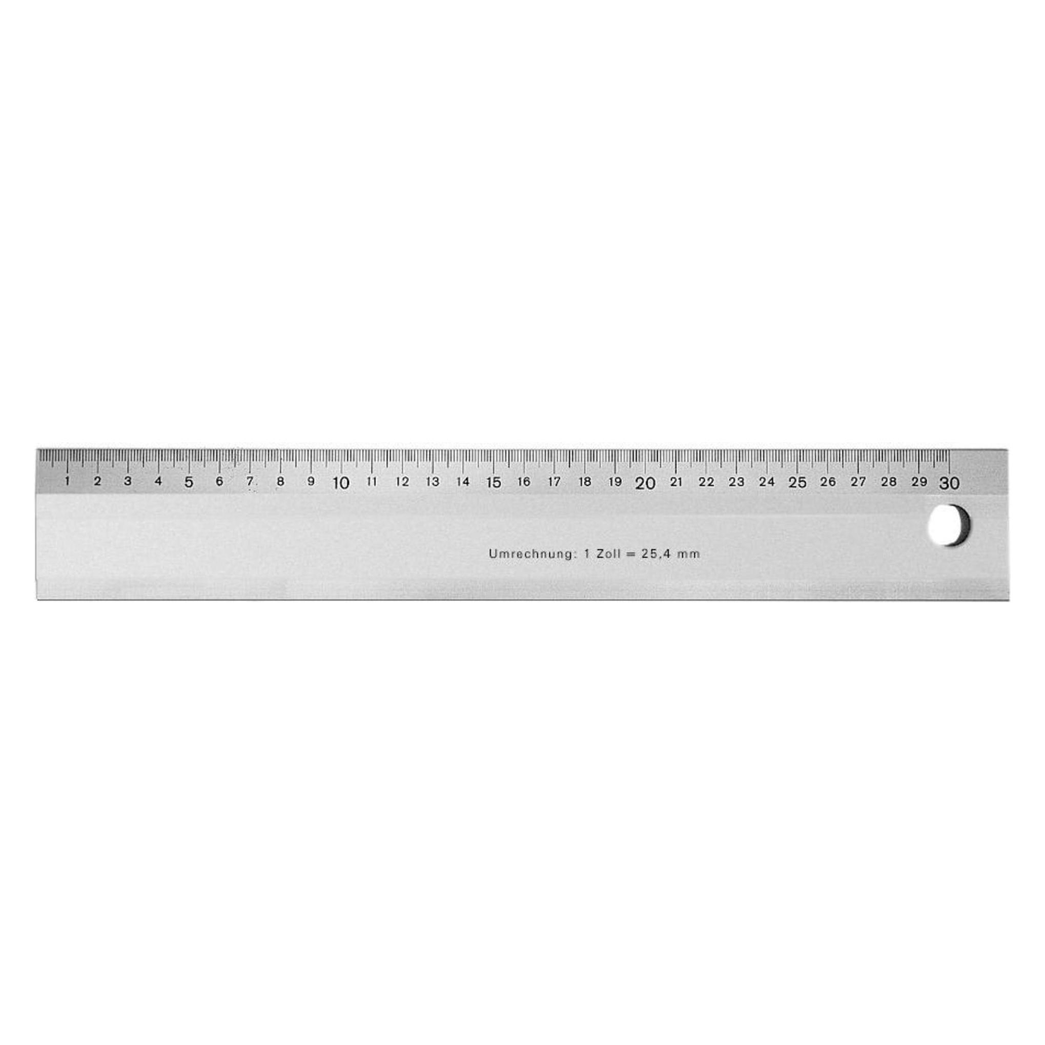 Helios Preisser Leichtmetall Massstab Länge 300 mm (30 cm, Aluminium) (215067)