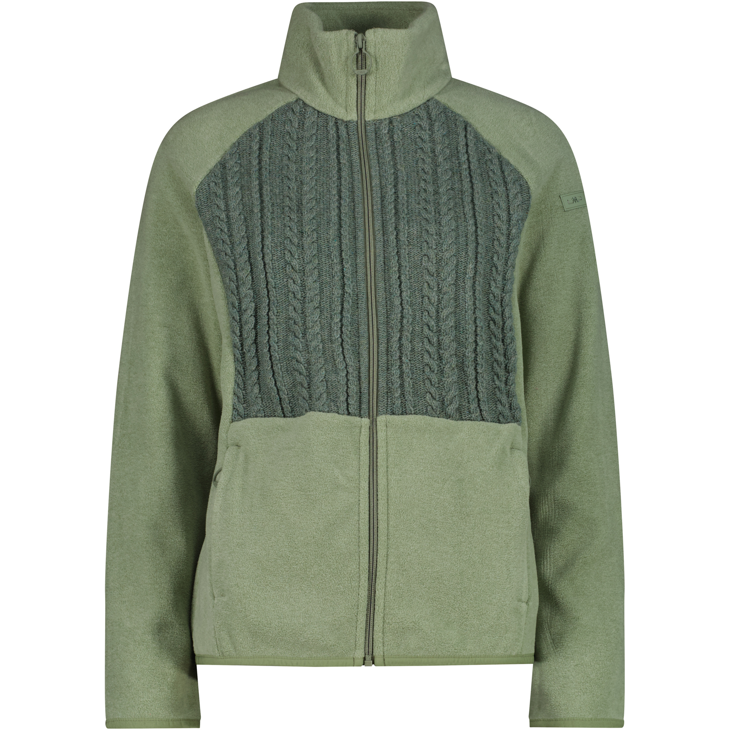 CMP Damen Fleecejacke gruen Größe M Trekking Hautfreundlich