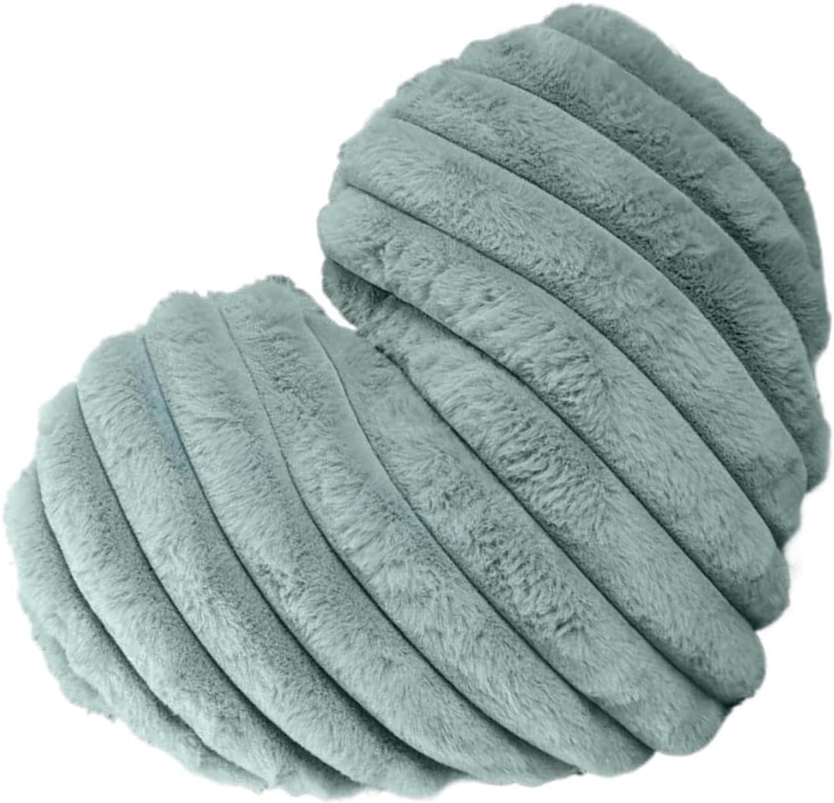 Decoratief Kussen Pluche Hart Paarsblauw 28 cm