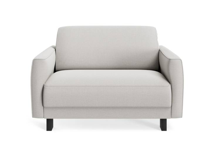 Sessel Avena Cream Stoff, Holz B 117 T 96 H 74 cm - Möbel Konfigurator: Traummöbel individuell zusammenstellen
