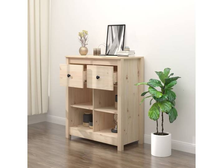 vidaXL Buffet 70x35x80 cm pin massif