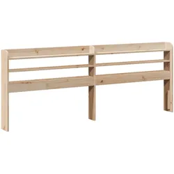 vidaXL Kopfteil mit Ablagen 200 cm Massivholz Kiefer