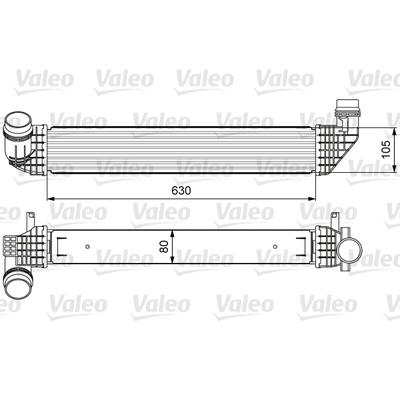 VALEO Ladeluftkühler 818636 für RENAULT