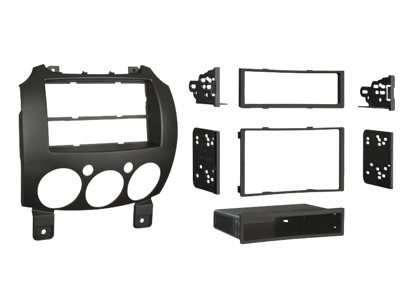 ACV Doppel-DIN Set mit Ablagefach Mazda 2