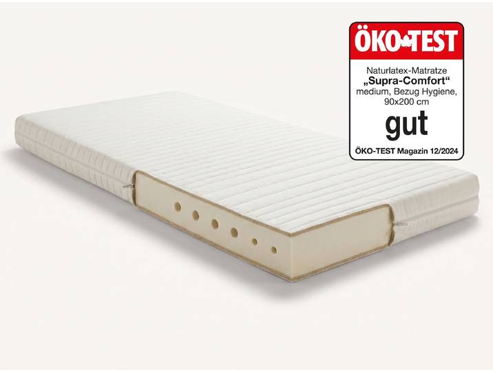 Naturlatex-Matratze Supra-Comfort - 120x200 cm - Klima - firm