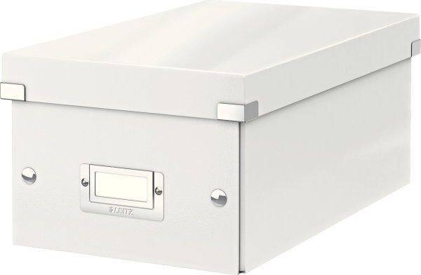 Leitz Click & Store Boks   Dvd Str.   Hvid