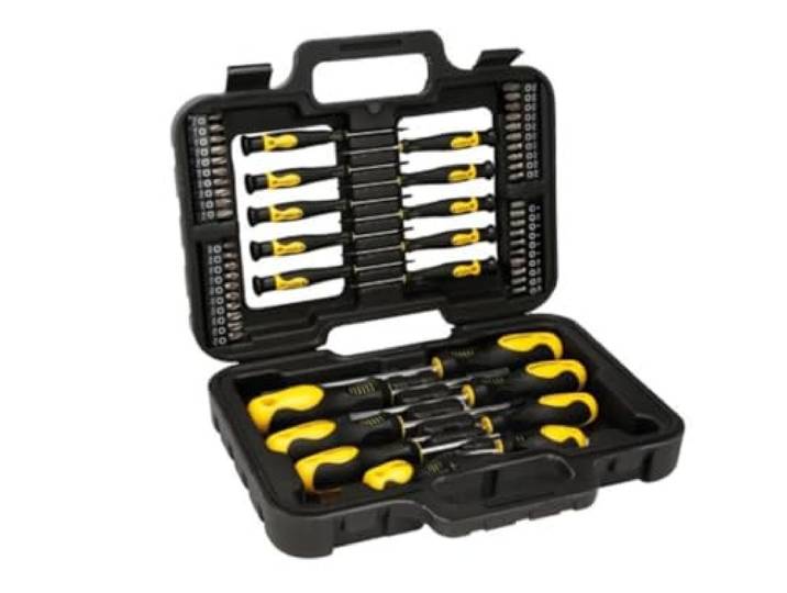 Toolland Schroevendraaier- bitset, inclusief opbergkoffer, 58-delig