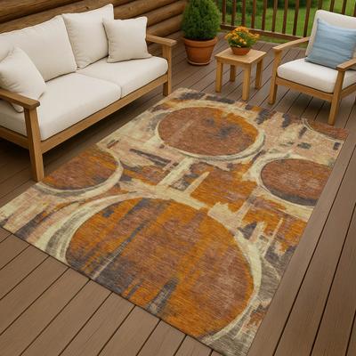 Addison Rugs Machine Washable Indoor/ Outdoor Modern Erie Chantille Rug